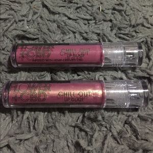Bundle of 2 nip Flower chill out lip glaze gloss